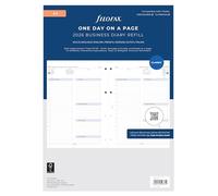 Filofax Agenda 2026 jour par page 26-68719 avec rendez-vous en 5 langues Format A4