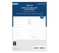 Filofax Agenda 2026 semainier A5 avec notes 5 langues 26-68509