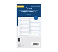 Filofax Agenda 2026 - Vertical français, format personnel, couverture souple blanche