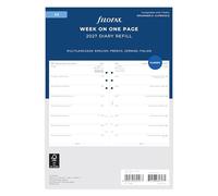 Filofax Agenda 2027 semainier 2027 en 4 langues A5 27-68517