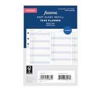 Filofax Agenda annuel 2027 vertical de poche