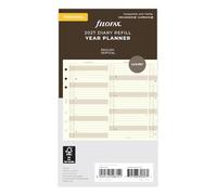 Filofax Agenda annuel vertical personnel 2027 coton crème