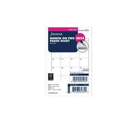 Filofax Agenda de poche 2024 avec mois sur deux pages, blanc