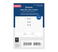 Filofax Agenda de poche 2027 jour par page 27-68241