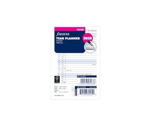 FILOFAX Agenda de poche - Planificateur annuel vertical (E) 2025