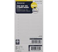 Filofax Agenda personnel 1 jour par page en anglais - 2022