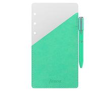Filofax Agenda personnel avec boucle pour stylo Vert