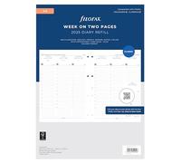 Filofax Agenda semainier 2025 en 5 langues A4