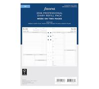 Filofax Agenda semainier 2026 en anglais 26-TM7051 au format A5