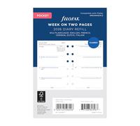Filofax Agenda semainier de poche 2026 en 5 langues 26-68227