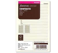 FILOFAX POCKET COTTON CREAM NOM/ADRES/TE G