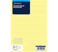 Filofax Bloc notes Feuilles lignées Jaune A5 (Import Royaume Uni)