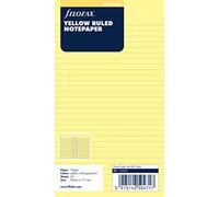 Filofax Bloc-notes Feuilles lignées Jaune (Import Royaume Uni)