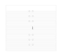 Filofax bloc-notes Ligné Blanc (B132210)
