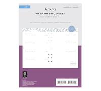 Filofax calendrier Garden Week to view Illustrated Diary Refill Pack A5 2027
