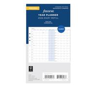 Filofax Calendrier horaire 2026 en anglais personnel