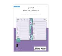 FILOFAX Calendrier Semaine sur 2 p. - multil.- recharge illust.Floral -A5-2024
