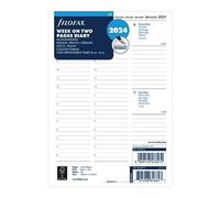 FILOFAX Calendrier Semaine sur deux pages - multilingue - A5-2024