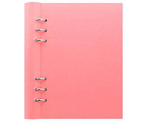 Filofax - Carnet de notes Clipbook à anneaux, A5, couleur rose