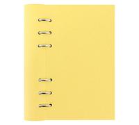 Filofax Clip portable Patterns personnel Lemon Jaune 25 mm A6 Carnet en cuir synthétique 143000