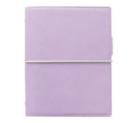 Filofax Domino Organiseur souple, format de poche, orchidée - lisse, aspect cuir, effet grain, tactile, six anneaux, intercalaire hebdomadaire, multilingue (C022609)