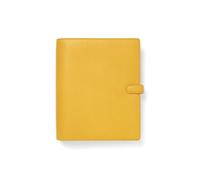 Filofax Finsbury Organiseur A5 cuir souple Moutarde - agenda hebdomadaire, 23,3x21,5x4,5 cm