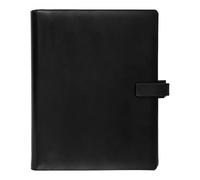 Filofax Metropol C026970 Organiseur format lettre, noir - Aspect cuir, 6 anneaux, semainier, anglais