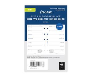 Filofax Mini 1 semaine sur 1 page (allemand) 2025