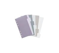 Filofax Norfolk 132793 Lot de 6 intercalaires personnels avec onglet