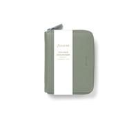 Filofax Norfolk Organiseur de poche compact à fermeture Éclair Sauge