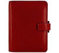 Filofax Organisateur Metropol 8,1x12cm (Format Pocket). En Simili Cuir Rouge
