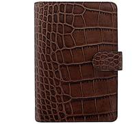 Filofax Organiseur 26016 Croc personnel Classic, Chestnut