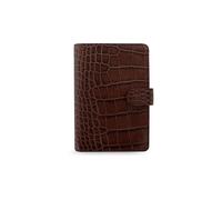 FILOFAX Organiseur A5 Classic Croc Chestnut marron