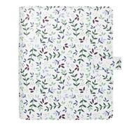 Filofax Organiseur de jardin, format A5, lever du soleil, aspect cuir, accents en feuille d'or, six anneaux, intercalaire hebdomadaire, multilingue (C028740)