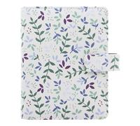 Filofax Organiseur de jardin, format de poche, lever du soleil - Aspect cuir, accents en feuille d'or, six anneaux, intercalaire hebdomadaire, multilingue (C028712)