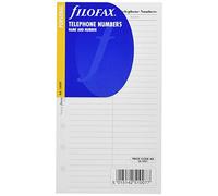 Filofax Organiseur personnel avec noms et numéros de téléphone (Français non garanti)