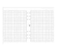 Filofax Recharge pour organiseur 342905 Papier quadrillé blanc A5