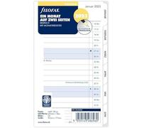 Filofax Personal 1Mo./2S. tabbed (allemand) 2023 23-68456 Blanc