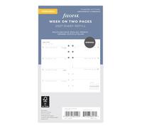Filofax Personal Minimal Agenda 2027 semainier sur deux pages 27-68490