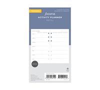 Filofax Personal Organiser Activity Planner Refill