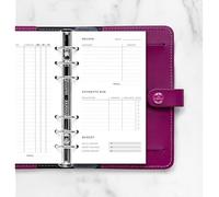 Filofax Recharge pour organiseur personnel Suivi des dépenses 132850