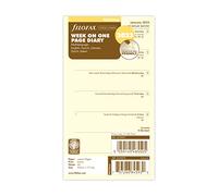 Filofax Personal week per page 5 language cotton cream 2023 diary