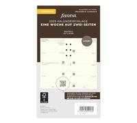 Filofax Personnel 1 semaine sur 2 pages en coton cr. (allemand) 2025
