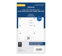 Filofax Personnel 1 semaine sur 2 pages. Horiz. (allemand) 2025