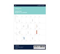 Filofax Planning mensuel non daté A4 5 feuilles