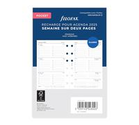 Filofax Pocket 1 semaine sur 2 pages Français 2025