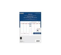 Filofax Agenda professionnel 2026, format A5, 1 semaine sur 2 pages, en allemand