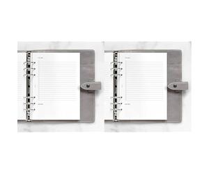 Filofax Recharge Inleg To-Do - A5, 132863, blanche (Lot de 2)