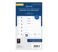 Filofax Recharge Organiseur Semaine Sur 1 Page + Page De Notes - Français - Per - 2026