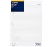 Filofax Recharge pour répertoire Nom/adresse/contact/email/téléphone A4 (Import Royaume Uni)